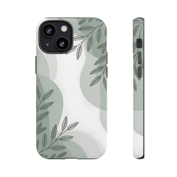 Tough Case — Green Leaf Protective Phone Case