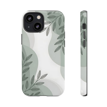 Tough Case — Green Leaf Protective Phone Case